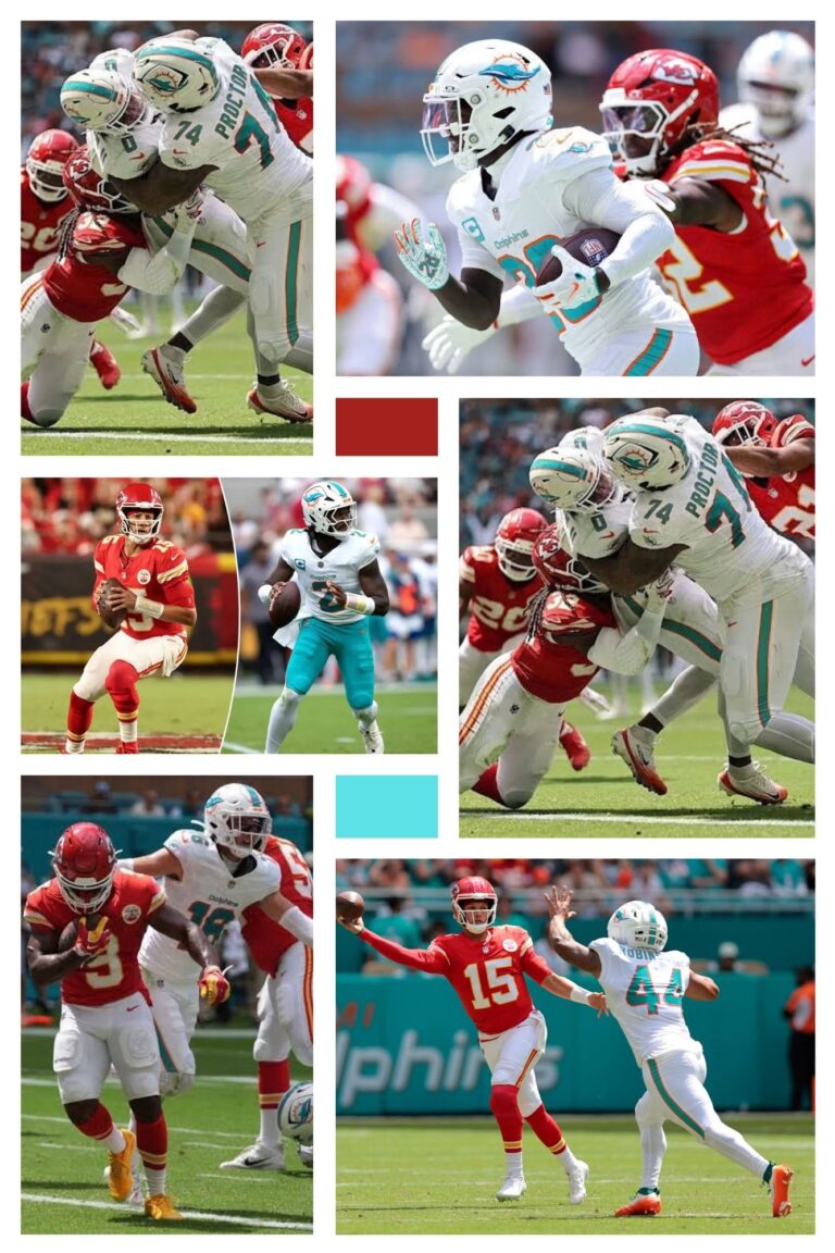 Chiefs vencen a Dolphins y mantienen el invicto