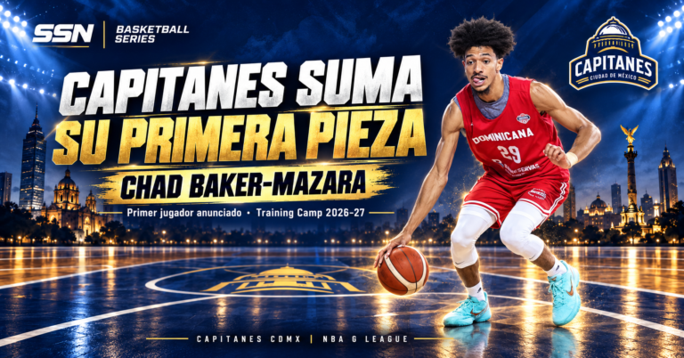 Capitanes pone la primera pieza: Chad Baker-Mazara llega al Training Camp