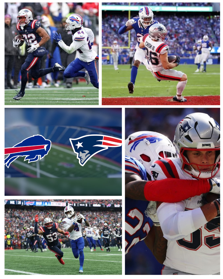 Patriots sorprenden a los Bills en Buffalo y Drake Maye firma una remontada de película
